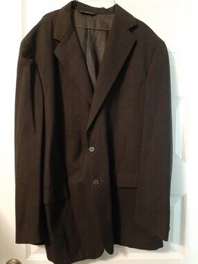 POLO RALPH LAUREN Men's Black/brown Suit - Classic Single-Breasted Suit Jacket